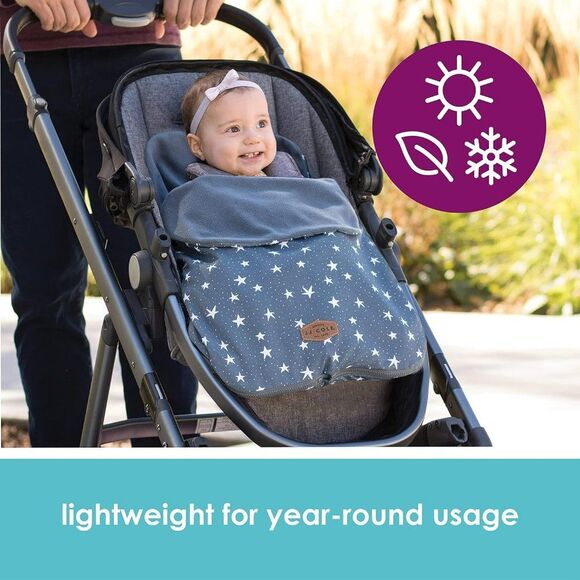 JJ Cole Bundle Wrap 365 Infant Star Infant Car Seat Stroller Cover NWT - Picture 7 of 9